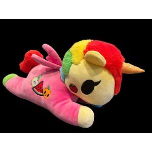 Tokidoki Squishy Fruittina Unicorno‎ Multi Colored 13" Plush Embroidered Patches